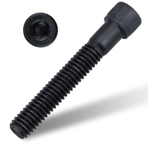 #10-24 x 1-3/4" Socket Head Cap Screws Bolts, 12.9 Grade Alloy Steel, Black Oxide Finish, Allen Hex Drive, Partial Thread, 50-Pack - size: #10-24 x 1-3/4"