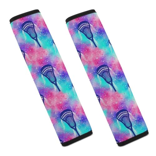 Soft Padded Seat Belt Shoulder Pad for Elderly Support, Stroller Pushchair High Chair, 2 Pack Lacrosse Sports Shoulder Harness Cover Neck and Shoulder Support - color: Pattern 124