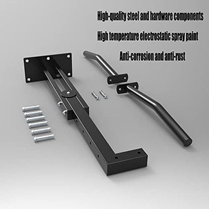Pull Up Bars Wall-Mounted Chin Up Bar， Hallway Bedroom Ceiling Fitness Bar， Home Gym Arm Core Training Fitness Bar， Load 300kg，