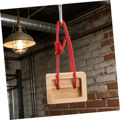 BESPORTBLE 2 Pieces Portable Wooden Climbing Fingerboard Hangboard for Finger Strength Training Indoor Outdoor Rock Climbing Training Board