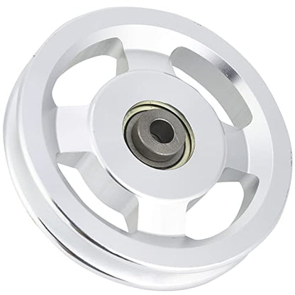 Brrnoo Cable Pulley System Gym, Aluminium Alloy Fitness Pulley Pulley System Pulley Wheel Attachments Fitness Pulley Strength Training Accessory - size: Diameter 115mm