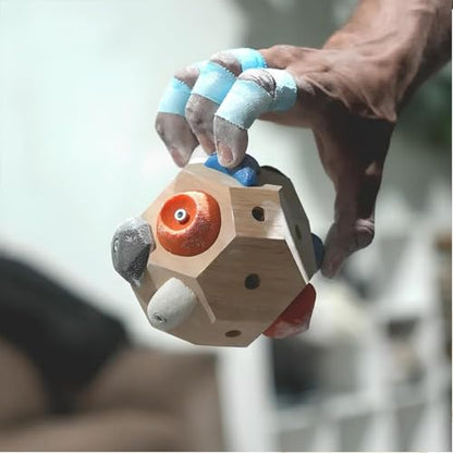 Handcrafted Boulder Block,Boulder Balls 3D Climbing Ball Rock Build Strength and Precision,Basic Climbing Ball,Gift for Mountain Climbing Present