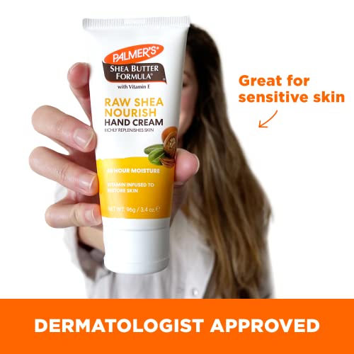Palmer's Shea Butter Formula Hand Cream for Dry, Cracked Skin. Travel Size Hand Lotion, 3.4 Ounce (Pack of 2) - size: 3.4 Ounce (Pack of 2)