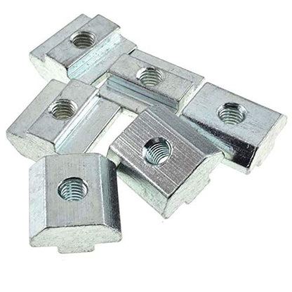 15pcs 4040 Series Sliding T Nuts Metric M8 Thread Slide in Hammer Head T-Nut for Standard 8mm T-Slot Aluminum Extrusion Profile （4040 Series M8） - size: 4040 Series M8