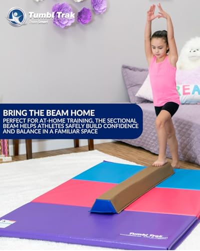 Tumbl Trak Sectional Floor Balance Beam - style: Pack of 2