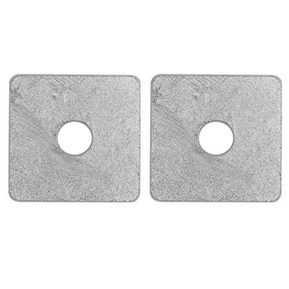 50 Pcs Heavy Duty Galvanized Squares Washer Plate Fastener Hardware 1/2(ID) X 2 X 2 (Square OD) X 3/16 (THK) inch - size: 1/2(ID) X 2 X 2 (Square OD) X 3/16 (THK), style: Galvanized