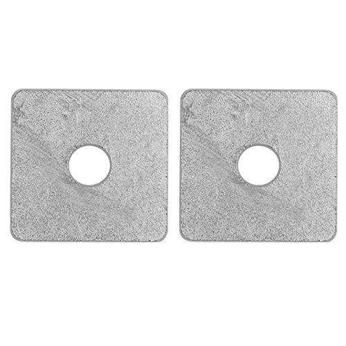50 Pcs Heavy Duty Galvanized Squares Washer Plate Fastener Hardware 1/2(ID) X 2 X 2 (Square OD) X 3/16 (THK) inch - size: 1/2(ID) X 2 X 2 (Square OD) X 3/16 (THK), style: Galvanized