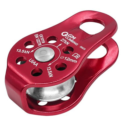Fixed Micro Pulley 27kN CE UIAA Certified Slack Tender for Hitch Tending - color: Pack of 2