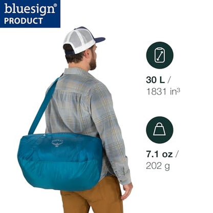 Osprey Ultralight Collapsible Stuff Duffel - color: Tundra Green