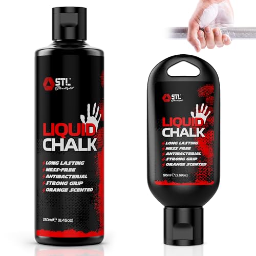 Liquid Chalk – Weightlifting, Gym, Rock Climbing, Body Bouldering, Gymnastics,Calisthenics Pole Grip, Strong Grip Chalk Climbing Chalk for Dry Hands