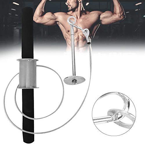 Forearm Wrist Roller Trainer | Metal Construction with Foam Handle | Strength Training Equipment for Athletes/Gym/Home Workout | Customizable Tension & Sturdy Design