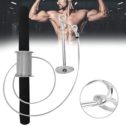 Forearm Wrist Roller Trainer | Metal Construction with Foam Handle | Strength Training Equipment for Athletes/Gym/Home Workout | Customizable Tension & Sturdy Design