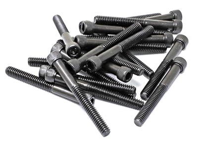iexcell 20 Pcs 1/4-20 x 2-1/4" Partially Threaded Alloy Steel 12.9 Grade Hex Socket Head Cap Screws Bolts Kit, Black Oxide Finish - size: 1/4-20 x 2-1/4" ( Partially Threaded )