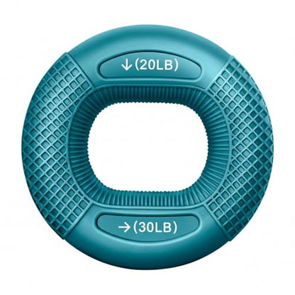 Adjustable Hand Grip Strengthener with TPE Handles for Forearm, Finger & Wrist Training - Portable Fitness Tool - color: Blue