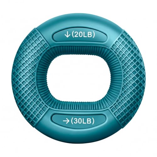 Adjustable Hand Grip Strengthener with TPE Handles for Forearm, Finger & Wrist Training - Portable Fitness Tool - color: Blue