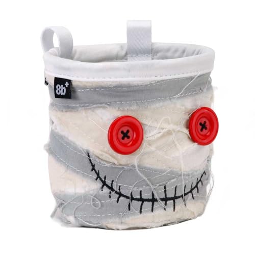 8BPLUS Chalk Bag for Climbing, Bouldering, Belt and Giftbox Included - Wide Opening - Brush Holders, for Left & Right Handers (Stan)