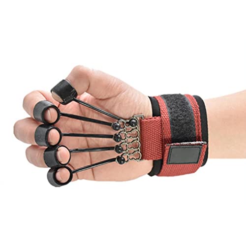 Hand Exerciser, Finger and Hand Extensor Trainer with Resistance Band for Strengthening Finger Flexion Extension Training, Ergonomic Design, High Grade Material, 20lbs 40lbs 60lbs - color: Orange 75 pounds