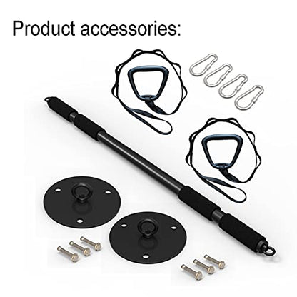 Home Indoor Pull-up Bar, Multifunctional Strength Training Aerobic Fitness Equipment, Height Adjustable, Ceiling Installation, Steady Load 300kg