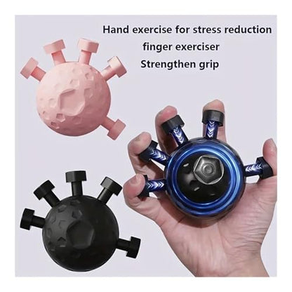 2pcs Adjustable Finger Exerciser Trainer - Hand Grip Strengthener for Rock Climbing, Fitness, and Rehabilitation - color: Pink