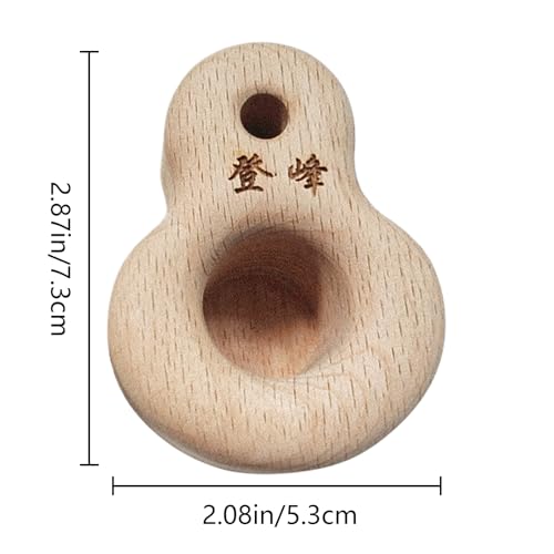 Rock Climbing Hangboard Strong Load-Bearing Multi-Depth Small Size | Small Climbing Grip Trainer Board Wood Texture for Home Gym Travel - color: 73mm