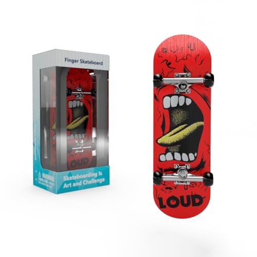 Wooden, pro Fingerboard 29mm Mini handboard、Premium Fingerboard Ideal for Dexterity maneuvers (Big Mouth) - color: Big Mouth