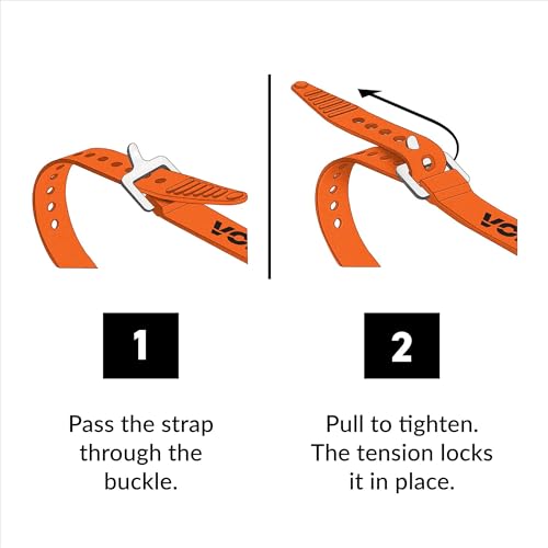 Voile Straps - 20 Inch Nylon Buckle - 20in - color: Orange