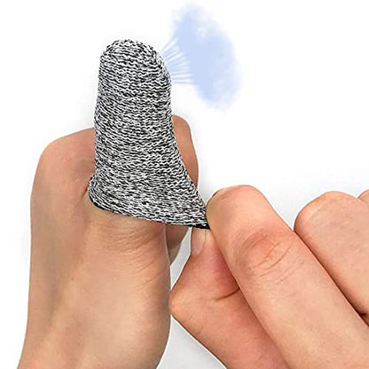 12 PCS Finger Cots Cut Resistant Protector, Finger Covers for Cuts, Gloves Life Extender, Cut Resistant Finger Protectors for Kitchen, Work, Sculpture, Anti-Slip, Reusable - size: 12 Count (Pack of 1)