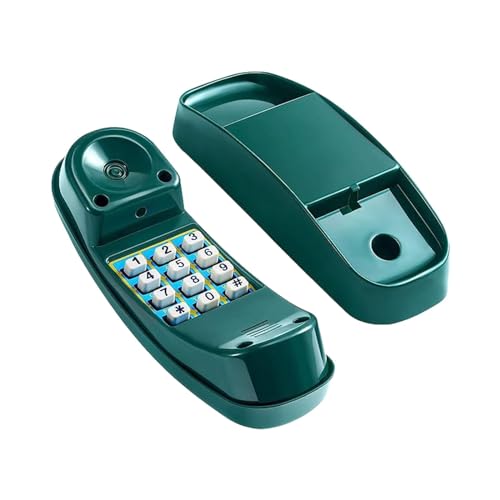 Childrens Playhouse Toy Telephone Outdoor Equipment Pretend Playground Pirate Wheel Game for Educational Gift Children, Green