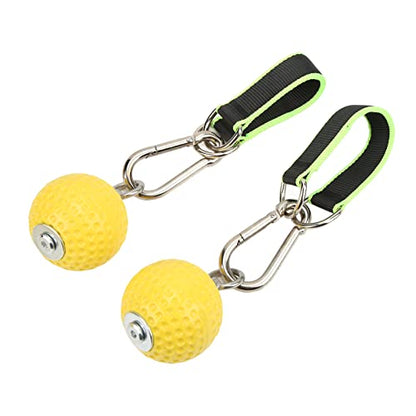 Climbing Pull Up Hand Grips Ball Set, Wireless Arm Strength Training Equipment, Non Slip PU Grip Balls with Webbing Buckle for Rock Climbing, Gym and Home Workouts - size: 72mm model