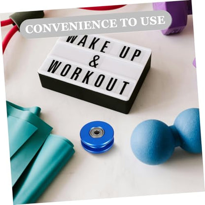 Double Bearing Pulley for Gym Silent Sturdy Versatile Fitness Equipment Accessory Wall Climbing Machine Wheel
