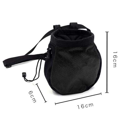 Climbing Chalk Bag - Small Chalk Bag Bouldering for Rock Climbing Chalk Pouch - color: RED