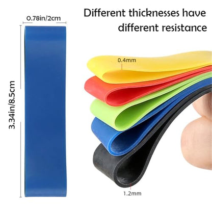 Finger Exerciser Hand Resistance Bands, 5 Level Hand Finger Grip Strengthener, Fingers Extension Stretcher Band Kit, Forearm Trainer Finger Resistance Bands for Extensor, Rehab, Grip Strength, Relief