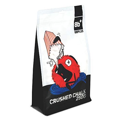 8BPLUS Chalk for Climbing, Bouldering - Premium Quality - No Fillers or Drying Agents - style: 250G Crushed