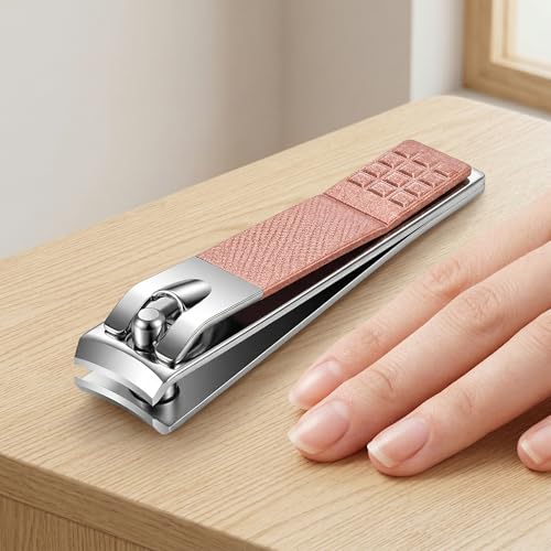 30pcs Professional Stainless Steel Manicure & Pedicure Kit Suitable for - Complete Nail Care with Nail Clippers, Cuticle Trimmer, Ear Spoon & Files, Portable Storage Case - Ideal for, Travel(Pink)