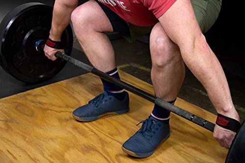 Serious Steel Fitness 1.5 to 1.75 inches wide Lifting Straps | Olympic Weightlifting Strap | Olympic Pulling Straps | Deadlift Strap | Axle Strap - color: Olympic - Cotton