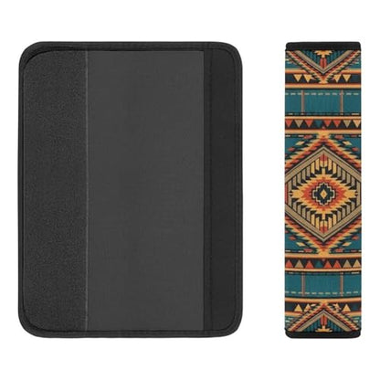 2 Pack Geometric Tribal Aztec Seat Belt Shoulder Pad Universal Fit Harness Pads Strap for Kids, Car Seats Pushchair Strollers High Chair Pushchair, Shock Absorption - color: Pattern 330