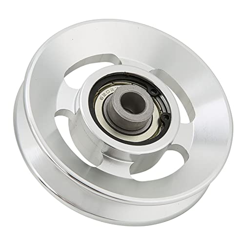 Bearing Pulley Wheel, Aluminium Alloy Fitness Pulley Home Gym Attachments Part Exercise Strength Training Accessory Exercise Machine Attachments for Gym - size: 90mm in diameter