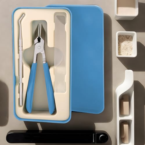 Side Nail Clippers | Heavy Duty Anti-Splash Nail Trimmer - Thick Fingernail Cutter - for Kids Adults Seniors Men Women Home Office School Travel Fingernails - color: Blue