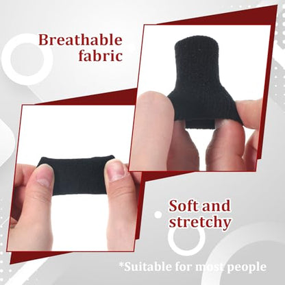 10 PCS Finger Sleeves, Elastic Finger Compression Sleeves, Breathable Thumb Sleeve for Relieving Pain Arthritis, Basketball, Volleyball