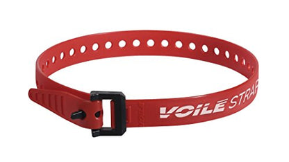 Voile Straps - 20" Nylon Buckle Red - color: Red