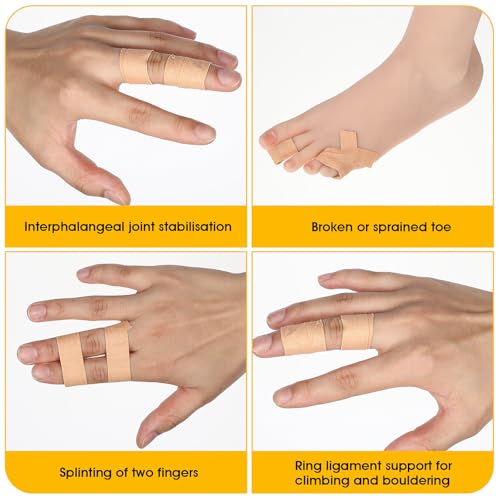 COMNICO Finger Tape A - color: Skin Color, size: 2 Rolls