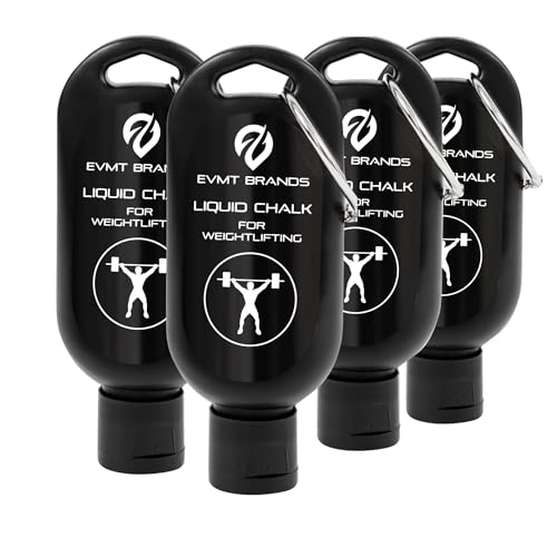 Liquid Chalk, Mess Free Gym Chalk for Weightlifting, Gymnastics, Rock Climbing, Dancing. Sweat Resistant and Long Lasting for Stronger Grip. - color: B1-4pk Lf