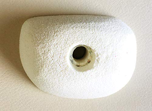 Large Crimp Polyurethane Bolt-On Rock Climbing Wall Hand Hold - color: brown