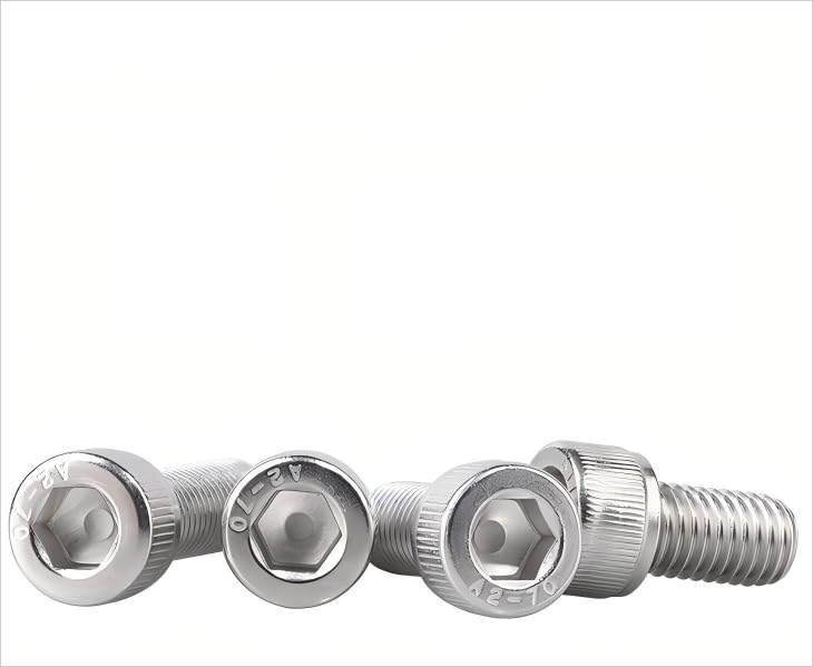 1/4-28x1-1/2 Socket Head Cap Screws Bolts, 304 Stainless Steel 18-8, Allen Socket Hex Drive, Full Thread, Bright Finish, Pack of 6 - size: 1/4-28x1-1/2(6)