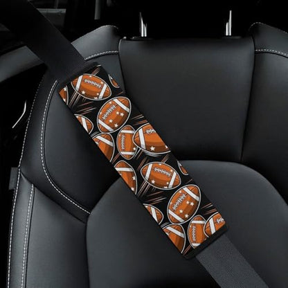 2 Pack Universal Fit Seat Belt Cover for Child, Stroller Pushchair High Chair, Football Rugby Sports Automotive Seat Belt Protector, Pressure Relief - color: Pattern 809