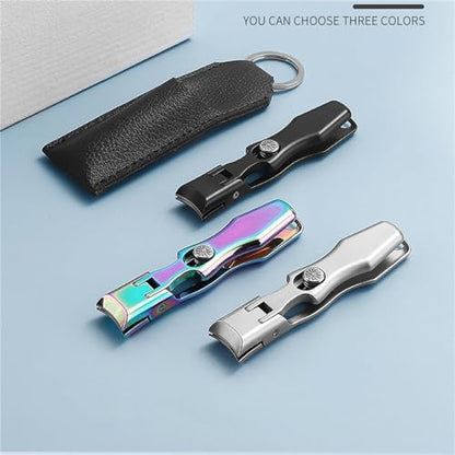 Nail Clippers, Stainless Steel Nail Clippers, Portable for Thick Nails - color: A