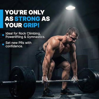Liquid Chalk, Quick Drying & Mess Free Gym Chalk for Weightlifting, Gymnastics, Rock Climbing, and Lifting. Pro-Level Sweat Resistance & Long Lasting for Stronger Hand Grip
