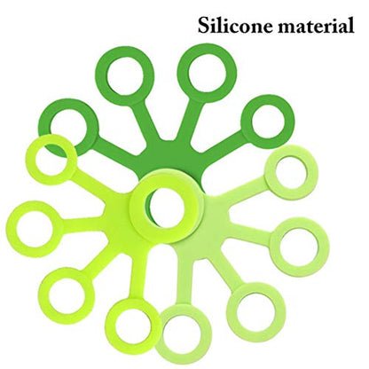 4PCS Silicone Finger Stretcher Creative Soft Finger Exercise Band Hand Stretcher