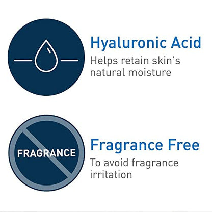 CeraVe Therapeutic Hand Cream for Dry Cracked Hands With Hyaluronic Acid and Niacinamide,Fragrance Free 3 Ounce,(Pack of 2) - size: 3 Ounce (Pack of 2)