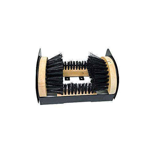Boot and Shoe Brush Cleaner Scraper for Outdoor Mud with Folding Sides by Trademark Innovations - size: With Pedal